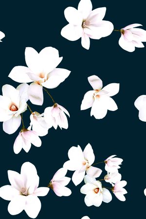 春夏花型印花花型图片