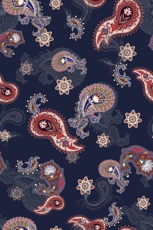 古典花纹印花花型图片