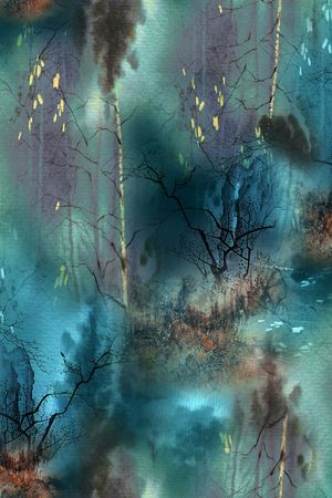 抽象印花花型图片