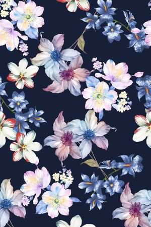 数码花型印花花型图片