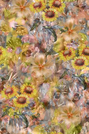 花卉印花花型图片