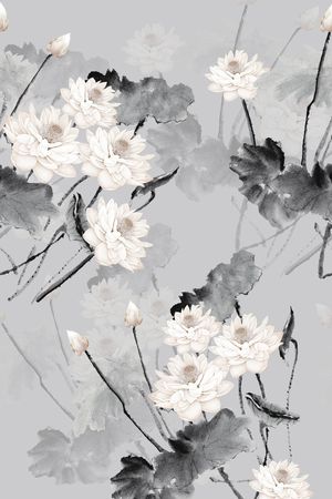素雅印花花型图片
