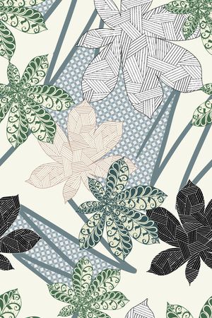 几何印花花型图片
