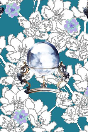春夏花型印花花型图片