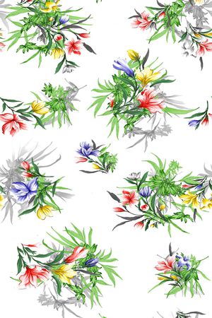 花卉印花花型图片