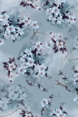 国画印花花型图片