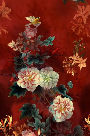 数码花型印花花型图片