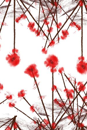 抽象印花花型图片