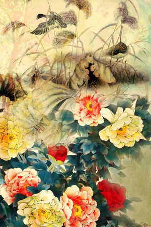 数码花型印花花型图片