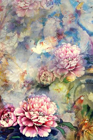 数码花型印花花型图片