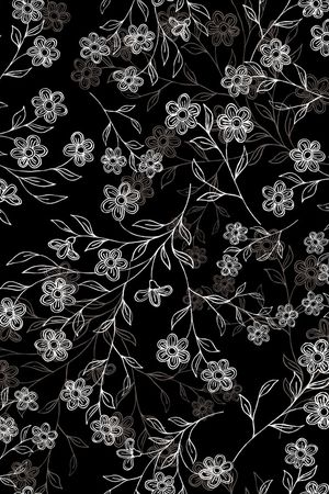 花卉印花花型图片