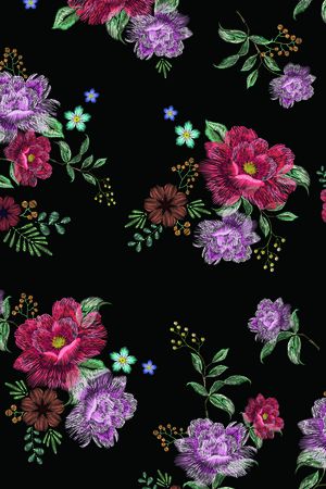 绣花花型印花花型图片