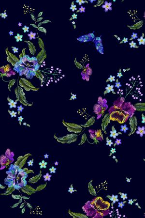 绣花花型印花花型图片