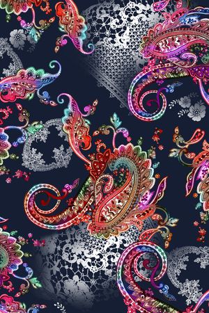 数码花型印花花型图片