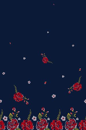 花卉印花花型图片