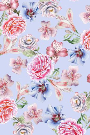 数码花型印花花型图片