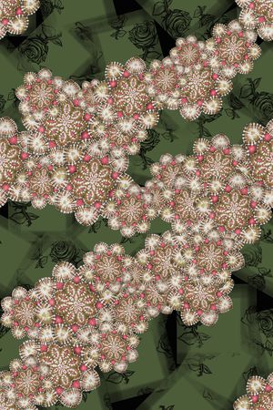 扎染花型印花花型图片