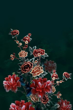 绣花花型印花花型图片