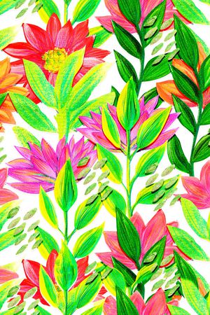 绿植树叶印花花型图片
