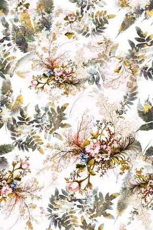 数码花型印花花型图片