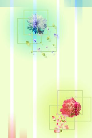 几何印花花型图片