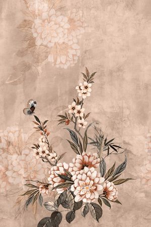 国画印花花型图片