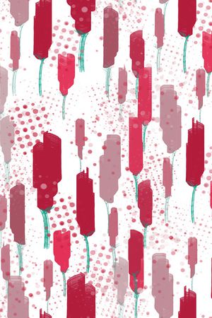抽象印花花型图片