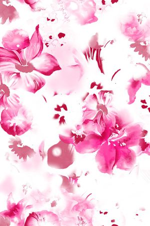 春夏花型印花花型图片