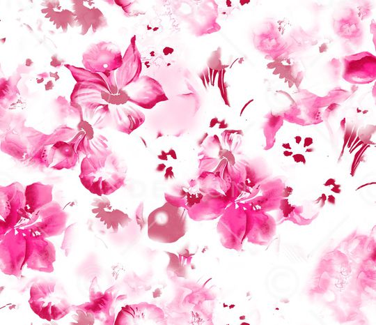 春夏花型印花花型图片