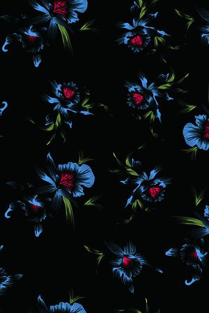 数码花型印花花型图片