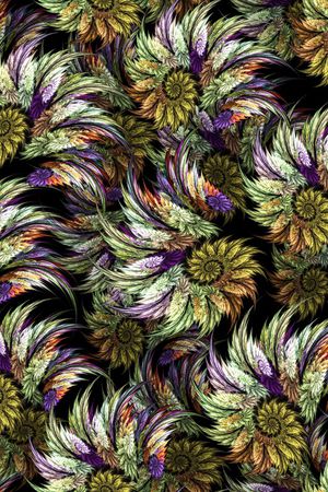 数码花型印花花型图片