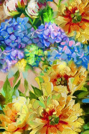 定位花印花花型图片