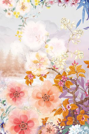 数码花型印花花型图片