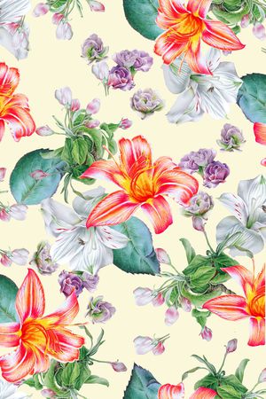 数码花型印花花型图片