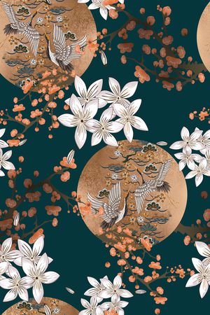 梅花印花花型图片