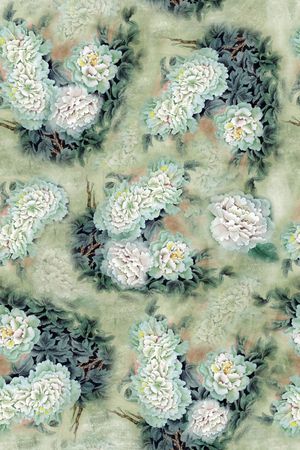 烂花花型印花花型图片