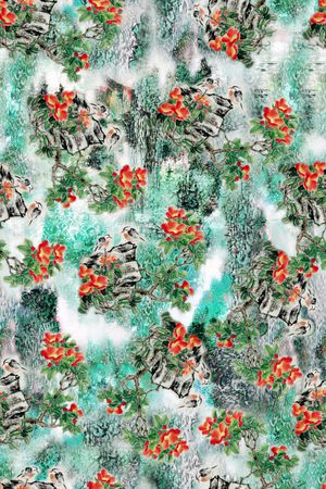 女装印花花型图片
