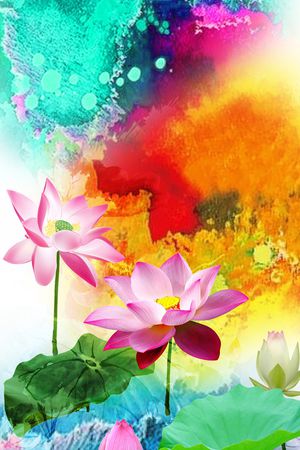 花卉印花花型图片