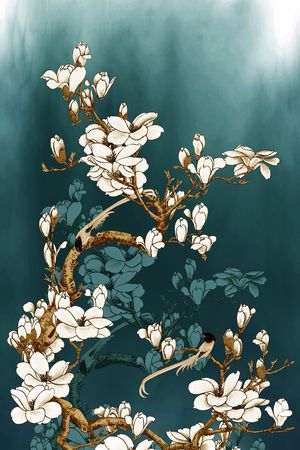 家纺印花花型图片