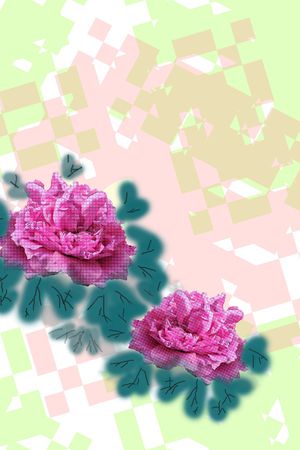 花卉印花花型图片