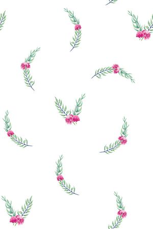 春夏花型印花花型图片