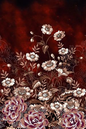 定位花印花花型图片