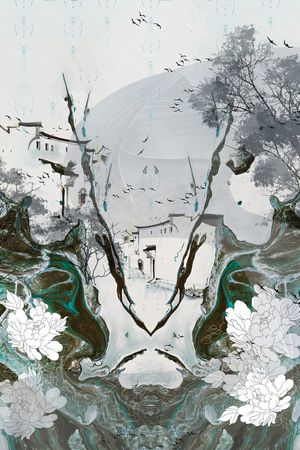 花卉印花花型图片