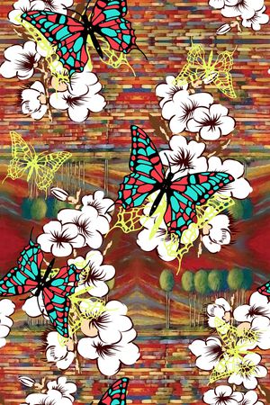 花卉印花花型图片
