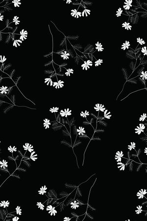 小花卉印花花型图片