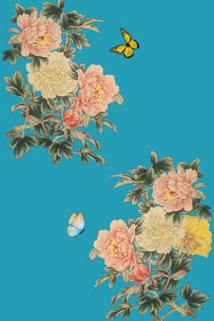 数码花型印花花型图片