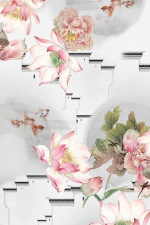 数码花型印花花型图片