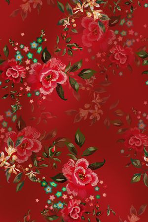 女装印花花型图片