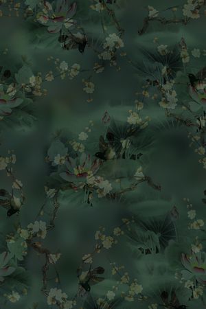 中国风旗袍印花印花花型图片