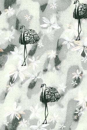 动物花卉印花花型图片